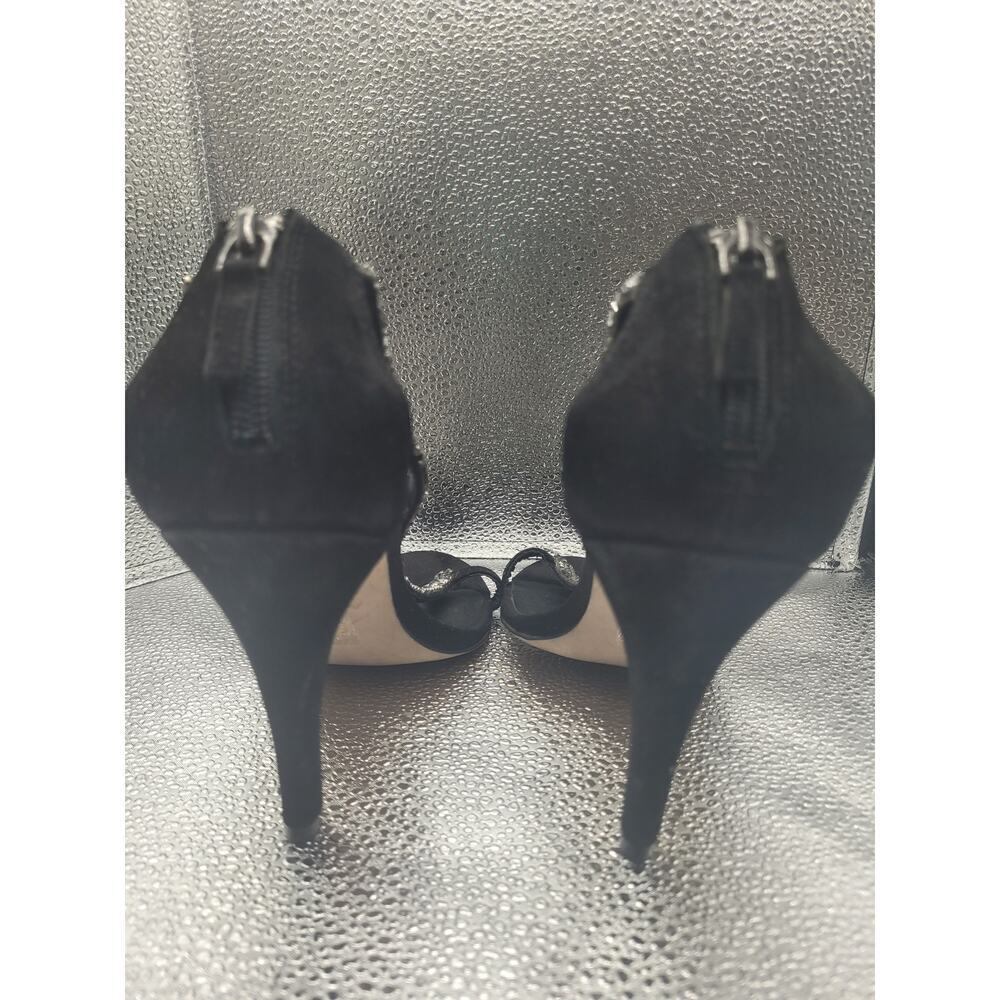 Aldo 3"‎ Heel  Black/Silver sequin Sz 7 - Picture 3 of 5